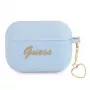 Guess GUAPLSCHSB Θήκη AirPods Pro Μπλε Σιλικόνη Charm Heart Collection