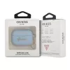 Guess GUAPLSCHSB Θήκη AirPods Pro Μπλε Σιλικόνη Charm Heart Collection