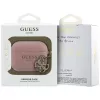GUESS Θήκη σιλικόνης 4G Charm για AirPods Pro 3, Ροζ