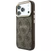 GUESS Embossed 4G Classic MagSafe θήκη για iPhone 17 Pro Max / 18 Pro Max - Καφέ