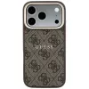 GUESS Embossed 4G Classic MagSafe θήκη για iPhone 17 Pro Max / 18 Pro Max - Καφέ