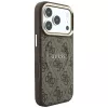GUESS Embossed 4G Classic MagSafe θήκη για iPhone 17 Pro Max / 18 Pro Max - Καφέ
