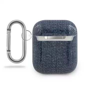 GUESS GUACA2TPUJULDB Θήκη AirPods 1/2 Σκούρο μπλε Jeans Collection