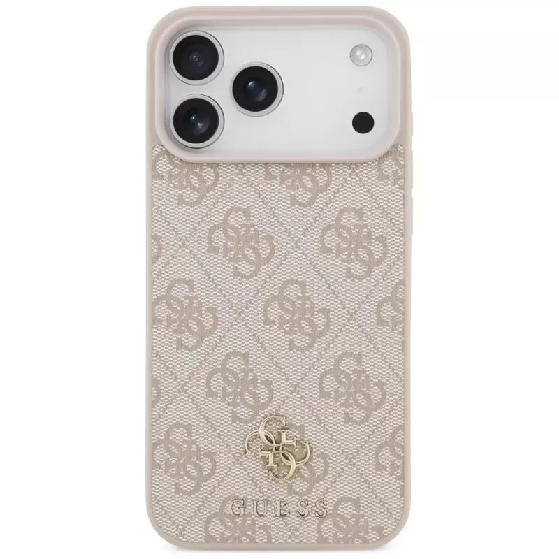 GUESS 4G Small Classic Logo MagSafe θήκη για iPhone 18 Pro Max / 17 Pro Max - Ροζ