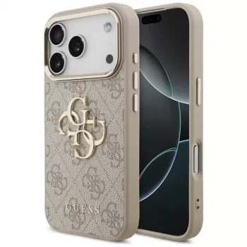 GUESS 4G Big Classic Logo Θήκη για Apple iPhone 17 Pro / 18 Pro - Ροζ χρυσό