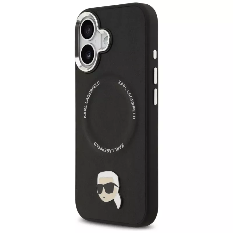Karl Lagerfeld Karl Pin MagSafe θήκη για iPhone 17 - Μαύρη