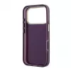 GUESS 4G Script Metal Θήκη προστασίας πλάτης για Apple iPhone 18 Pro / 17 Pro - Βουργουνδί
