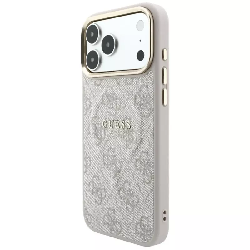 GUESS Embossed 4G Classic MagSafe θήκη για iPhone 17 Pro / 18 Pro - Ροζ