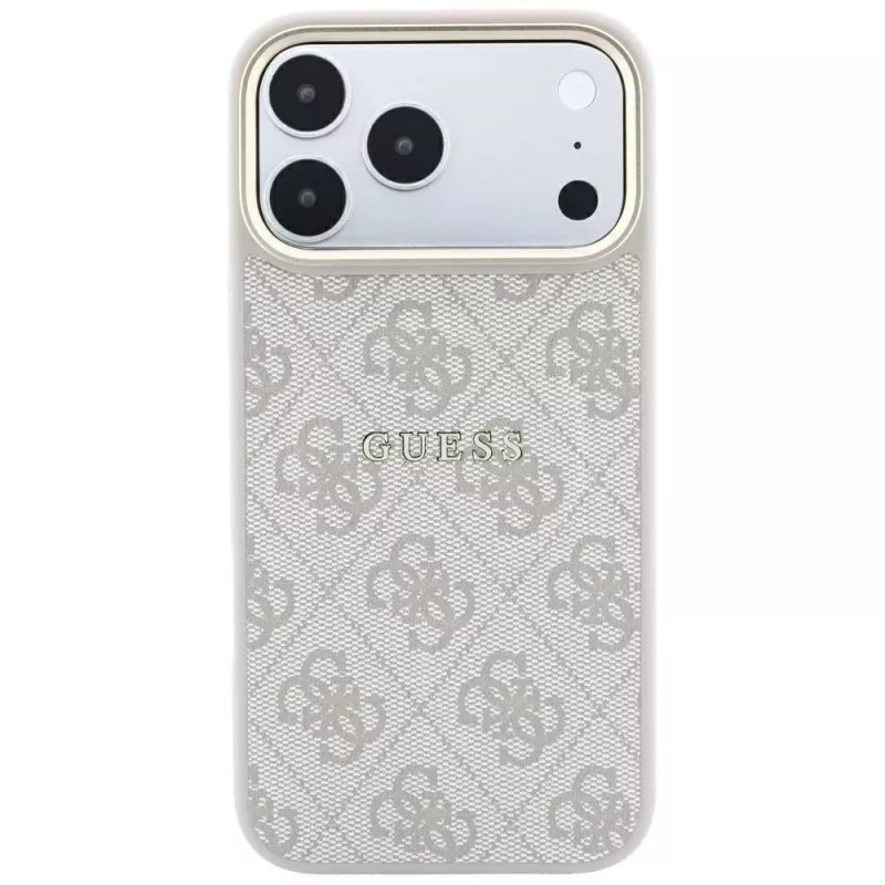 GUESS Embossed 4G Classic MagSafe θήκη για iPhone 17 Pro / 18 Pro - Ροζ