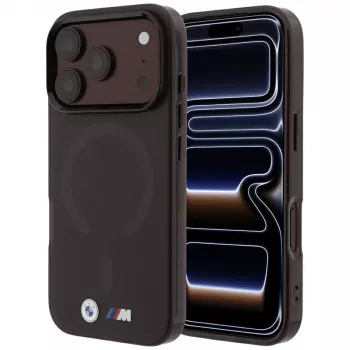 BMW M IML Frosted Metal Logo & Trims MagSafe θήκη για iPhone 18 Pro Max / 17 Pro Max - Burgundy