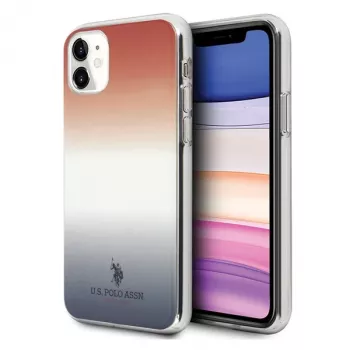 U.S. POLO ASSN. Θήκη iPhone 11 Κόκκινο & Μπλε σχέδιο Gradient συλλογή