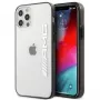 AMG AMHCP12LAESLBK iPhone 12 Pro Max Διάφανη σκληρή θήκη με μεταλλικό βαμμένο μαύρο πλαίσιο
