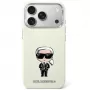 Karl Lagerfeld Smooth Ikonik Sketch MagSafe θήκη για iPhone 18 Pro / 17 Pro μπεζ