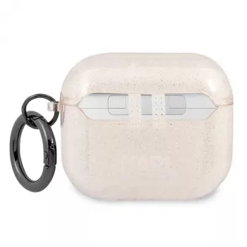 Karl Lagerfeld KLA3UKHGD θήκη AirPods 3 Glitter Gold Karl's Head
