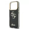 GUESS IML 4G Script Metal θήκη για iPhone 18 Pro / 17 Pro - μαύρη
