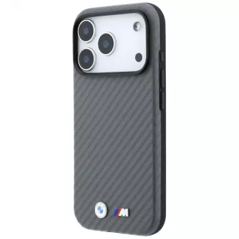BMW M Carbon Metal Logo MagSafe θήκη για iPhone 18 Pro Max / 17 Pro Max - γκρι