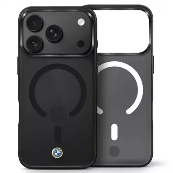 BMW Sign Frosted IML & Metal Logo MagSafe θήκη για iPhone 18 Pro Max / 17 Pro Max - μαύρη