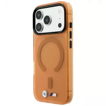 BMW M IML Frosted Metal Logo & Trims MagSafe θήκη για iPhone 18 Pro / 17 Pro - πορτοκαλί