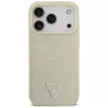 GUESS Croco Triangle Logo MagSafe θήκη για iPhone 17 Pro - χρυσή