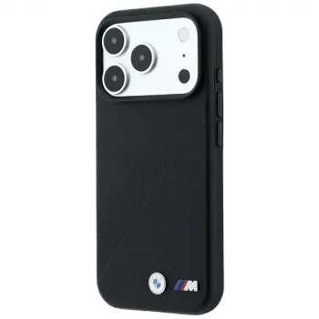 BMW M Tire Track Metal Logo MagSafe θήκη για iPhone 18 Pro Max / 17 Pro Max - μαύρη