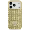 GUESS Rhinestone Triangle Logo θήκη για iPhone 17 Pro - χρυσή