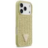 GUESS Rhinestone Triangle Logo θήκη για iPhone 17 Pro - χρυσή