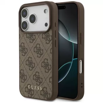 GUESS 4G Classic θήκη για iPhone 18 Pro / 17 Pro - καφέ