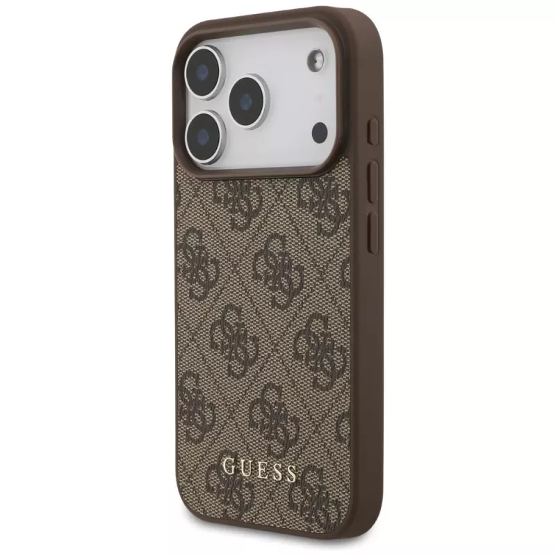 GUESS 4G Classic θήκη για iPhone 18 Pro / 17 Pro - καφέ