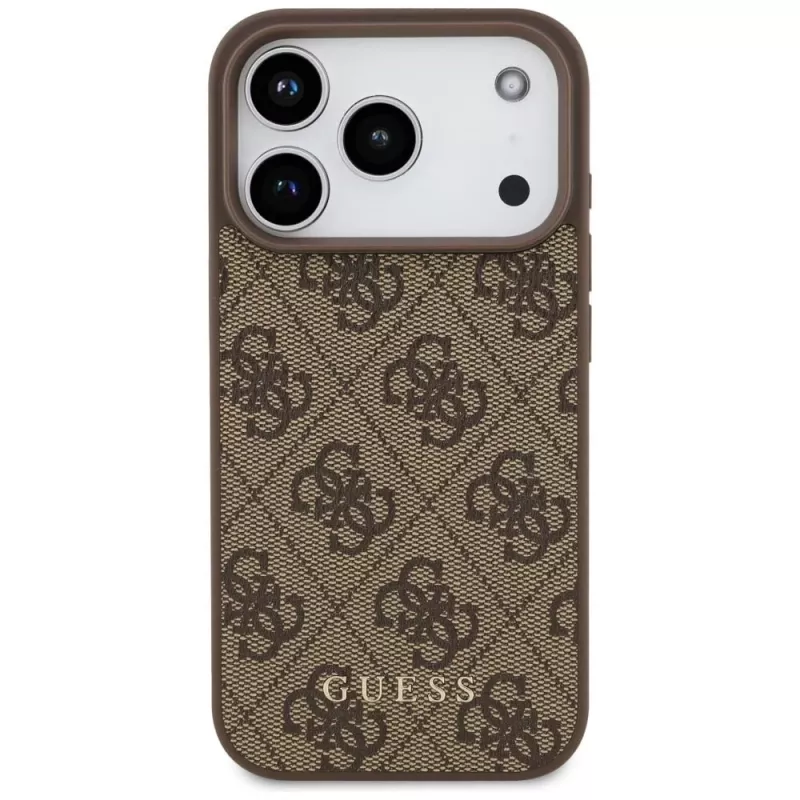 GUESS 4G Classic θήκη για iPhone 18 Pro / 17 Pro - καφέ