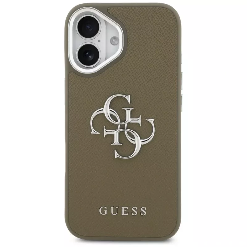 Guess Grained Big 4G Classic Logo θήκη για Apple iPhone 17 - καφέ