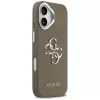 Guess Grained Big 4G Classic Logo θήκη για Apple iPhone 17 - καφέ