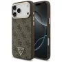 GUESS 4G Triangle Logo MagSafe θήκη για iPhone 18 Pro Max / 17 Pro Max - καφέ