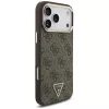 GUESS 4G Triangle Logo MagSafe θήκη για iPhone 18 Pro Max / 17 Pro Max - καφέ