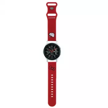 Hello Kitty Universal Σιλικόνης Βραχιόλι 22mm Κόκκινο κεφάλι Kitty