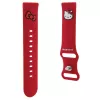 Hello Kitty Universal Σιλικόνης Βραχιόλι 22mm Κόκκινο κεφάλι Kitty