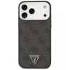 GUESS 4G Triangle Logo MagSafe Θήκη για iPhone 18 Pro Max / 17 Pro Max - Μαύρο & Ασημί