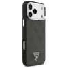GUESS 4G Triangle Logo MagSafe Θήκη για iPhone 18 Pro Max / 17 Pro Max - Μαύρο & Ασημί