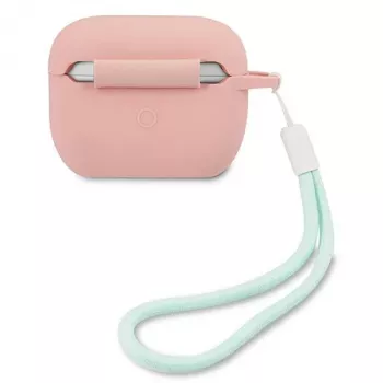 GUESS GUACAPLSVSPG AirPods Pro Θήκη Σιλικόνης Vintage Pink Green