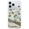Karl Lagerfeld Liquid Glitter Beach & Sand Θήκη για iPhone 18 Pro Max / 17 Pro Max – Μπεζ