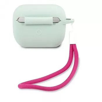 GUESS Vintage Θήκη σιλικόνης για AirPods Pro - Μπλε Φούξια