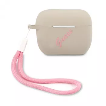 GUESS Vintage Θήκη σιλικόνης για Apple AirPods Pro - Γκρι Ροζ