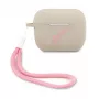 GUESS Vintage Θήκη σιλικόνης για Apple AirPods Pro - Γκρι Ροζ
