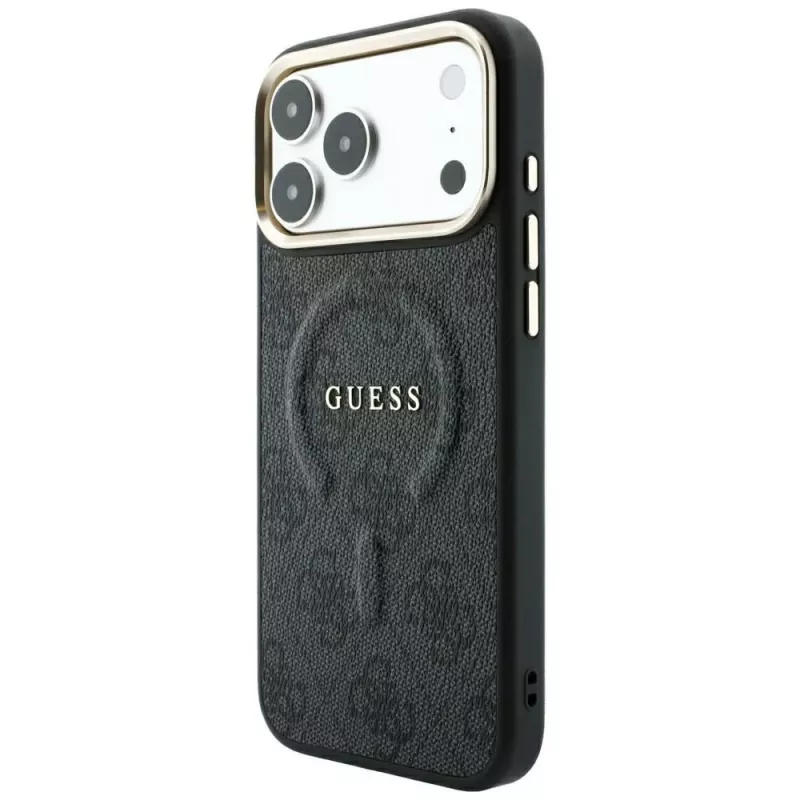 GUESS Embossed 4G Classic MagSafe Θήκη για iPhone 17 Pro / 18 Pro - Μαύρο