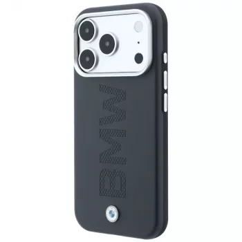 BMW Signature Centered Deboss MagSafe Θήκη για iPhone 18 Pro / 17 Pro - Γκρι