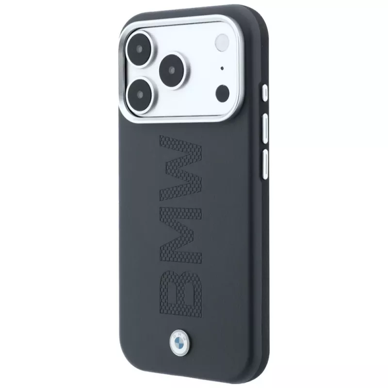 BMW Signature Centered Deboss MagSafe Θήκη για iPhone 18 Pro / 17 Pro - Γκρι