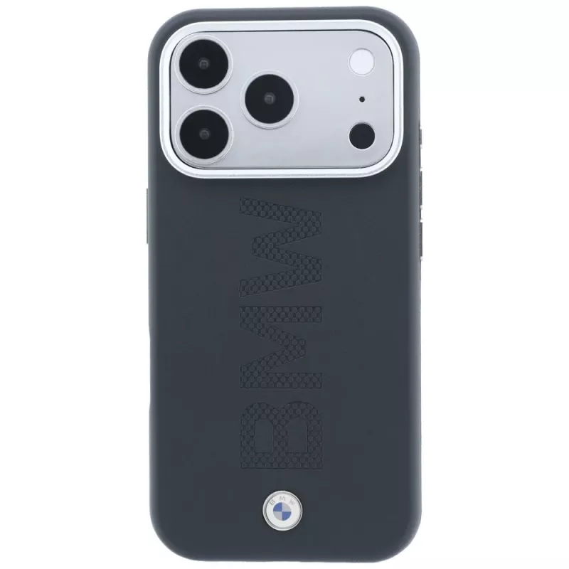 BMW Signature Centered Deboss MagSafe Θήκη για iPhone 18 Pro / 17 Pro - Γκρι
