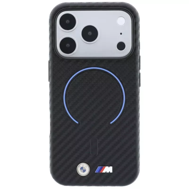 BMW M Carbon Printed Ring MagSafe θήκη για iPhone 18 Pro Max / 17 Pro Max - μαύρο
