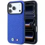 BMW M Carbon Printed Ring MagSafe θήκη για iPhone 18 Pro / 17 Pro - μπλε