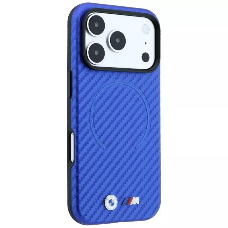 BMW M Carbon Printed Ring MagSafe θήκη για iPhone 18 Pro / 17 Pro - μπλε