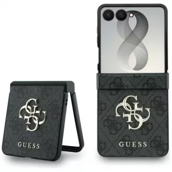 GUESS Big 4G Logo θήκη για Samsung Galaxy Z Flip 5 - μαύρο